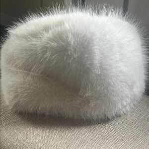 Elegant White Fur Hat